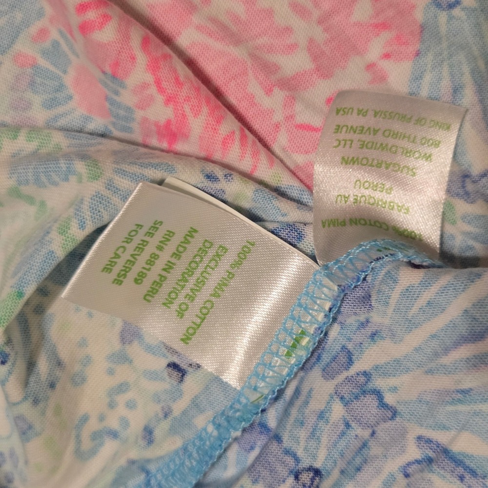 Lilly Pulitzer MARGOT Swing Dress Halter Neck Coral Print Women's Size Medium‎ - Picture 5 of 6